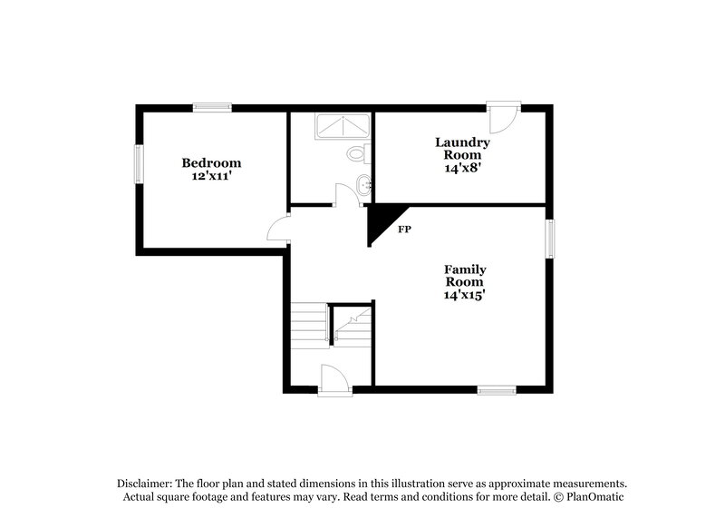 2,600/Mo, 7109 Centralia Rd Memphis, TN 38135 Floor Plan View