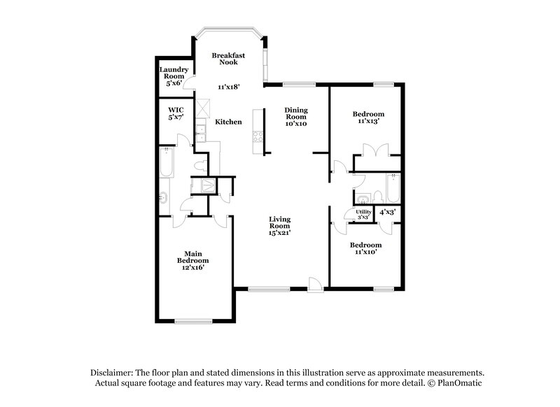 2,075/Mo, 105 Keough Rd Collierville, TN 38017 Floor Plan View
