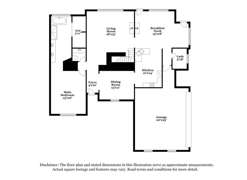 2,115/Mo, 1370 Cedar Hollow Dr Memphis, TN 38016 Floor Plan View