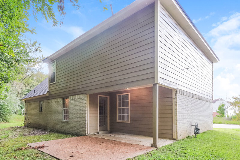 1,455/Mo, 4468 Cedar Ridge Ln Memphis, TN 38128 Rear View