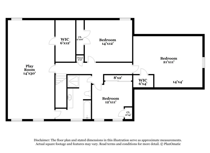 2,155/Mo, 7913 Bland Ln Memphis, TN 38133 Floorplan View 2