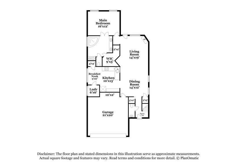 2,090/Mo, 894 Dalemore Ln Cordova, TN 38018 Floor Plan View