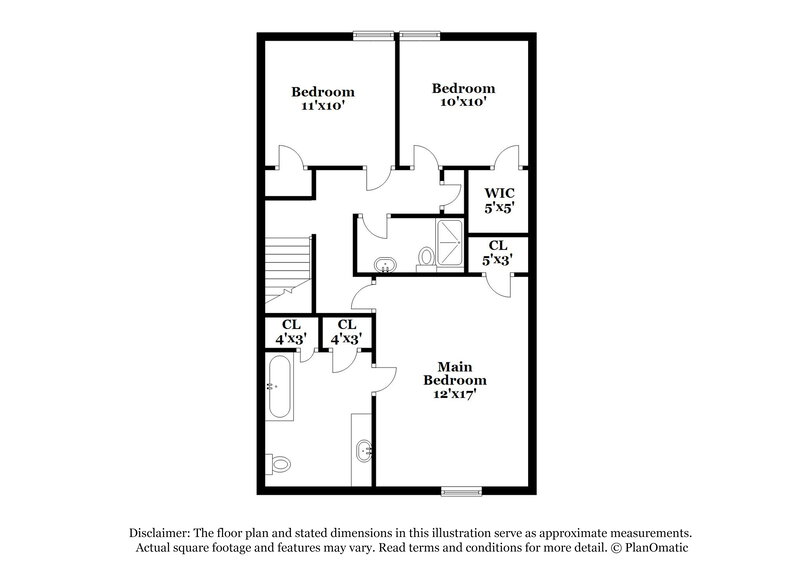1,595/Mo, 7899 Brady Creek Cv Memphis, TN 38016 Floorplan View 2