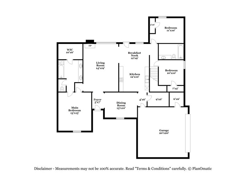 1,915/Mo, 55 Lakewood Cv Oakland, TN 38060 Floor Plan View