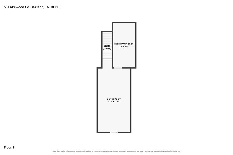 1,755/Mo, 55 Lakewood Cv Oakland, TN 38060 Floor Plan View 2