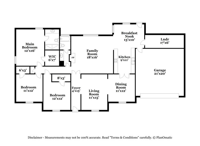 2,145/Mo, 3467 Josee Ln Bartlett, TN 38135 Floor Plan View