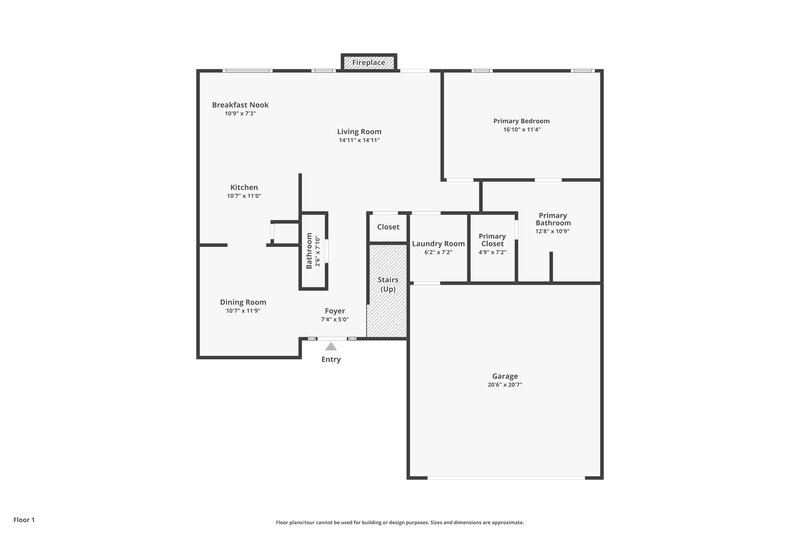 2,970/Mo, 1950 Pecan Ln N Southaven, MS 38671 Floor Plan View