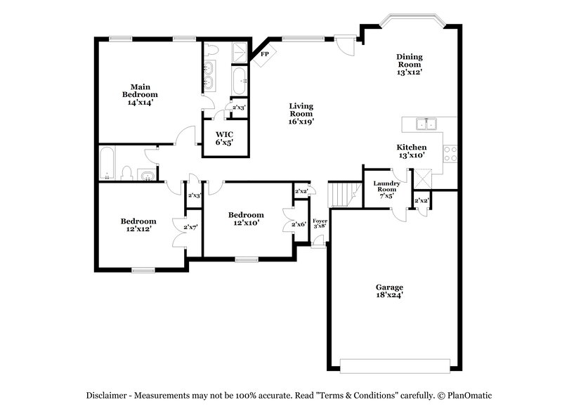 3,060/Mo, 950 Lakemont Cv Southaven, MS 38672 Floor Plan View 2