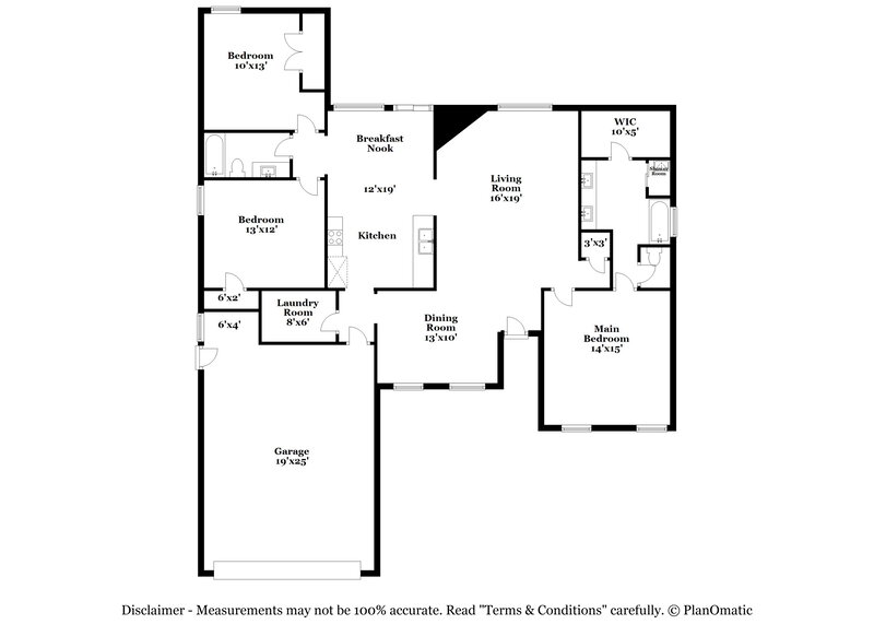 1,920/Mo, 50 Lakewood Dr Oakland, TN 38060 Floor Plan View