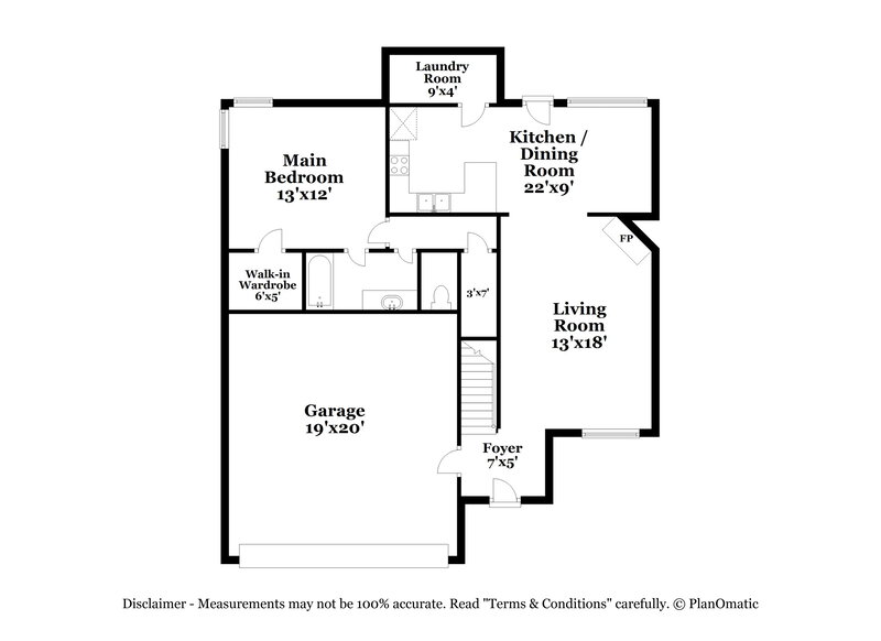 1,770/Mo, 9742 Dogwood Ct W Olive Branch, MS 38654 Floor Plan View