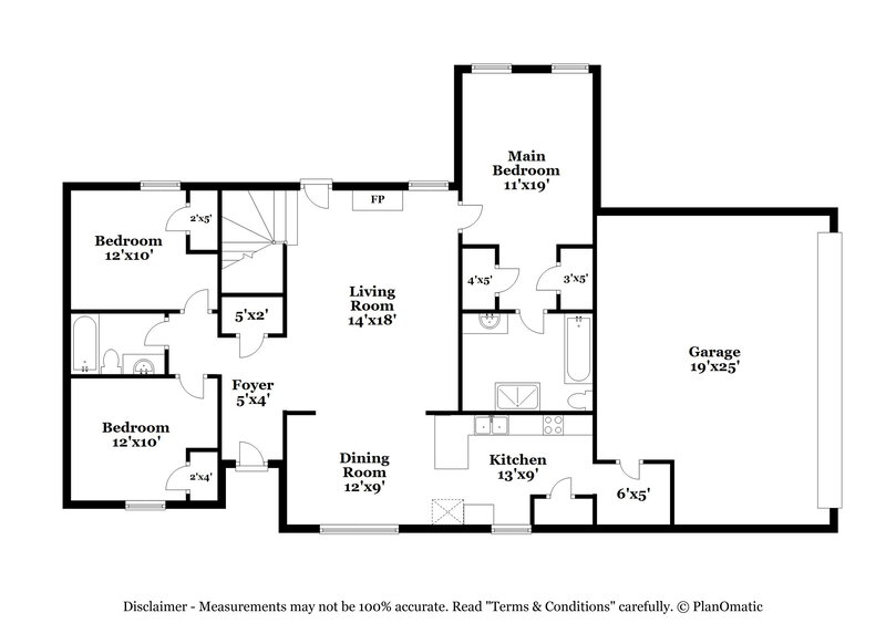 1,900/Mo, 4000 Windermere Dr Nesbit, MS 38651 Floor Plan View