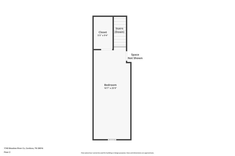 2,100/Mo, 1740 Meadow River Cv Cordova, TN 38016 Floor Plan View 2