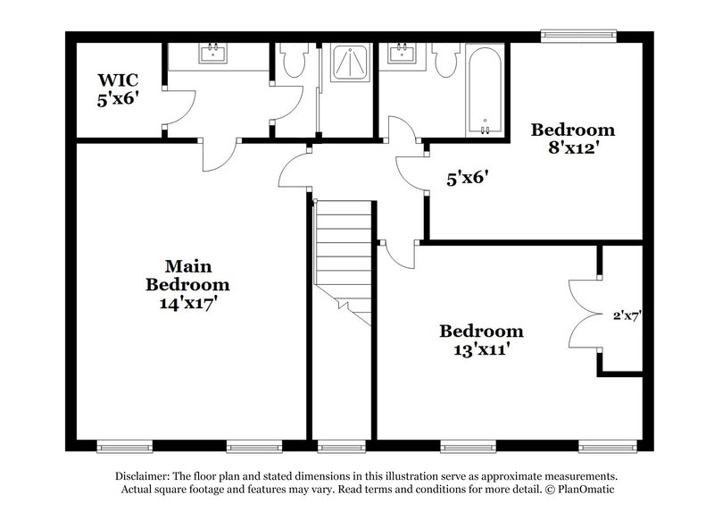 2,060/Mo, 7733 Deerfield Trce Memphis, TN 38133 Floor Plan View