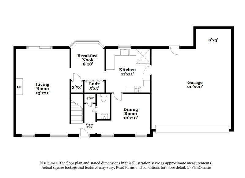 2,025/Mo, 7733 Deerfield Trce Memphis, TN 38133 Floorplan View