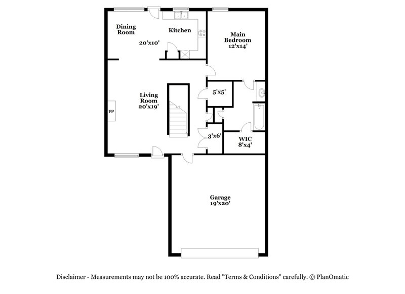1,680/Mo, 9727 Pigeon Roost Park Cir Olive Branch, MS 38654 Floorplan View