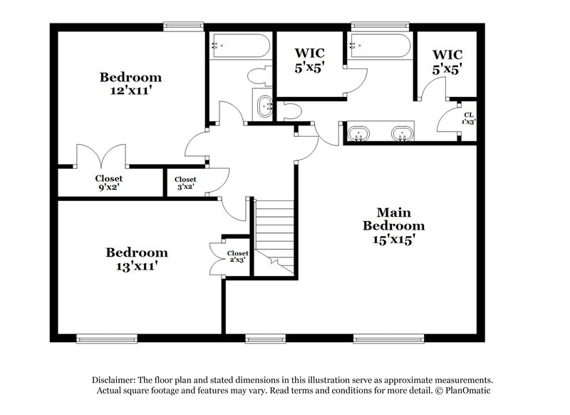 2,015/Mo, 1040 Trappers Cv Cordova, TN 38018 Floorplan View 2