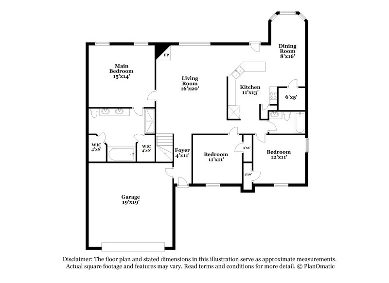1,735/Mo, 4860 Cantata Dr Walls, MS 38680 Floor Plan View