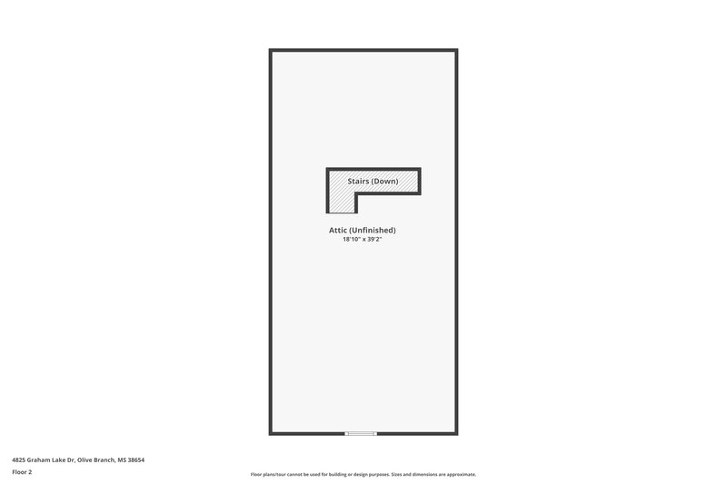 1,875/Mo, 4825 Graham Lake Dr Olive Branch, MS 38654 Floor Plan View 2