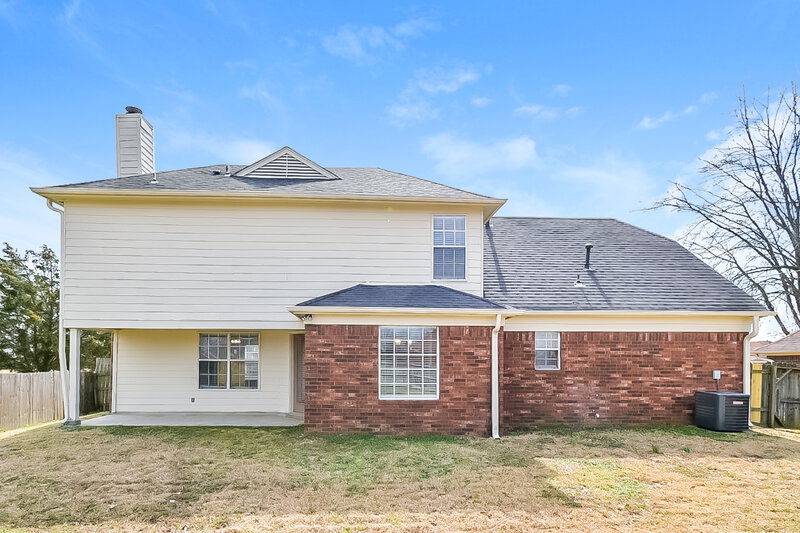 2,950/Mo, 6722 Finch Rd Memphis, TN 38141 Rear View