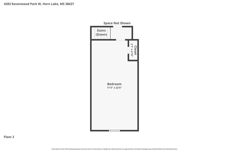 1,920/Mo, 4283 Ravenwood Park W Horn Lake, MS 38637 Floor Plan View 2