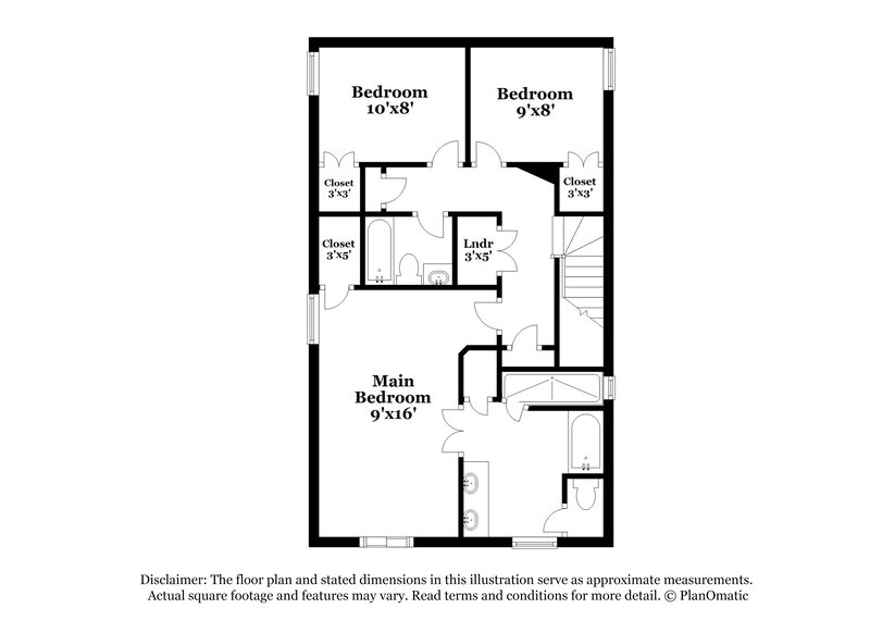 1,965/Mo, 8531 Griffin Park Dr Cordova, TN 38018 Floor Plan View 2