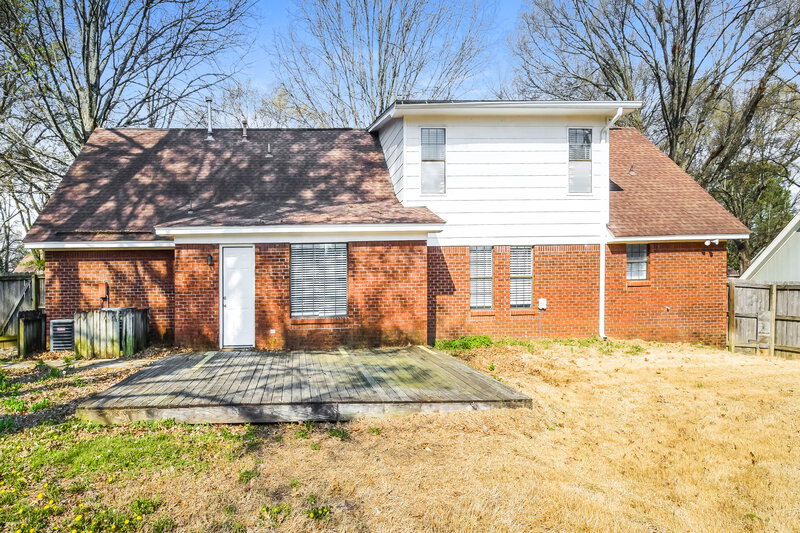 1,975/Mo, 938 Pheasant Hollow Dr Cordova, TN 38018 Rear View