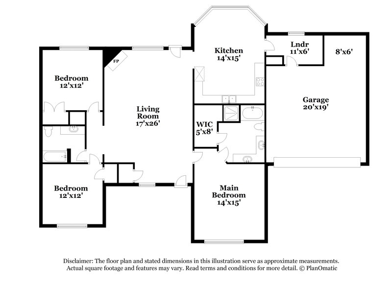 2,060/Mo, 3490 McIngvale Rd Hernando, MS 38632 Floor Plan View