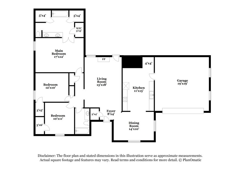 1,950/Mo, 9898 Sequoia Ln Olive Branch, MS 38654 Floor Plan View