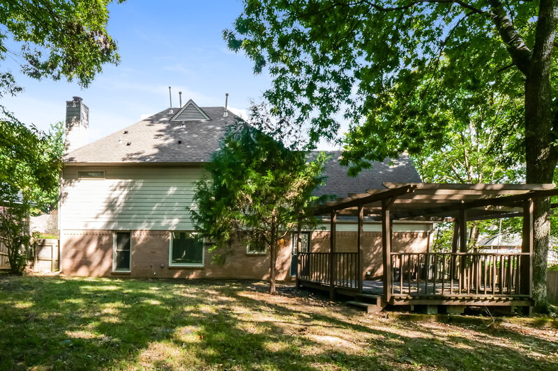 1,985/Mo, 2703 Twisted Oak Cv N Cordova, TN 38016 Rear View