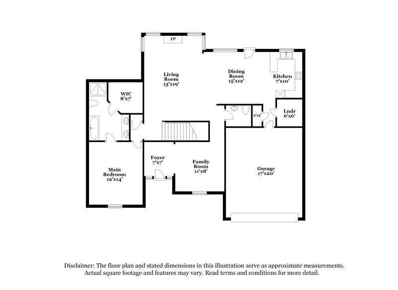 1,995/Mo, 7207 Emily Lane Olive Branch, MS 38654 Floor Plan View
