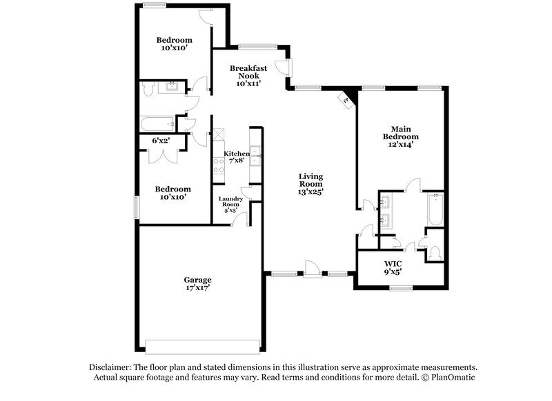 1,735/Mo, 2755 Fletcher View Dr Cordova, TN 38016 Floor Plan View