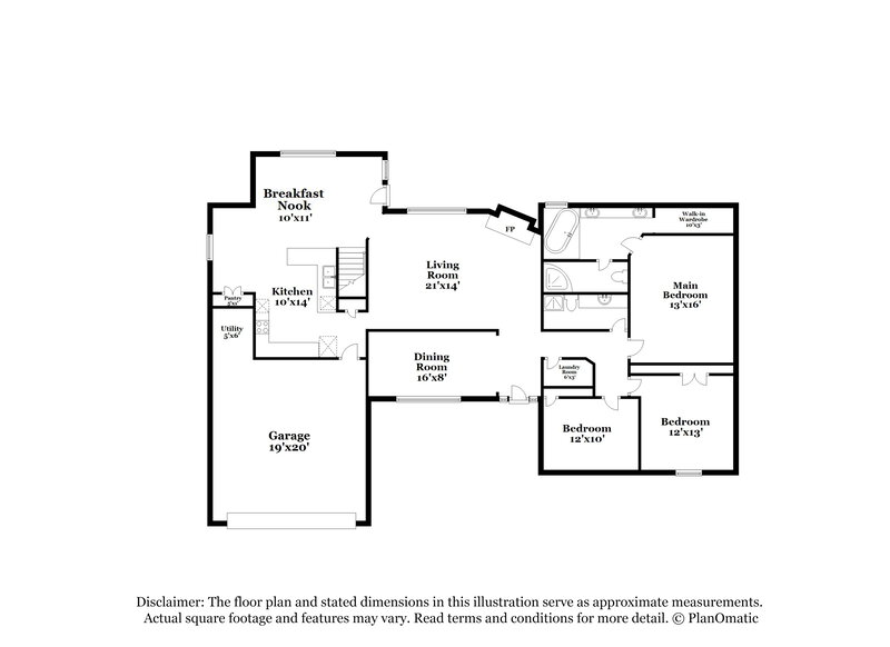 2,395/Mo, 1855 Oak Springs Dr Cordova, TN 38016 Floor Plan View 2