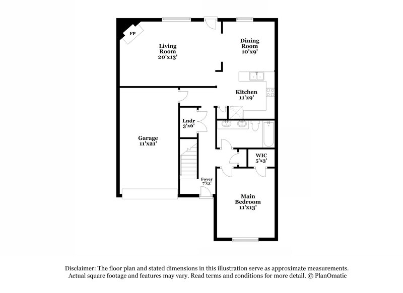 1,570/Mo, 5767 Steffani Dr Southaven, MS 38671 Floor Plan View