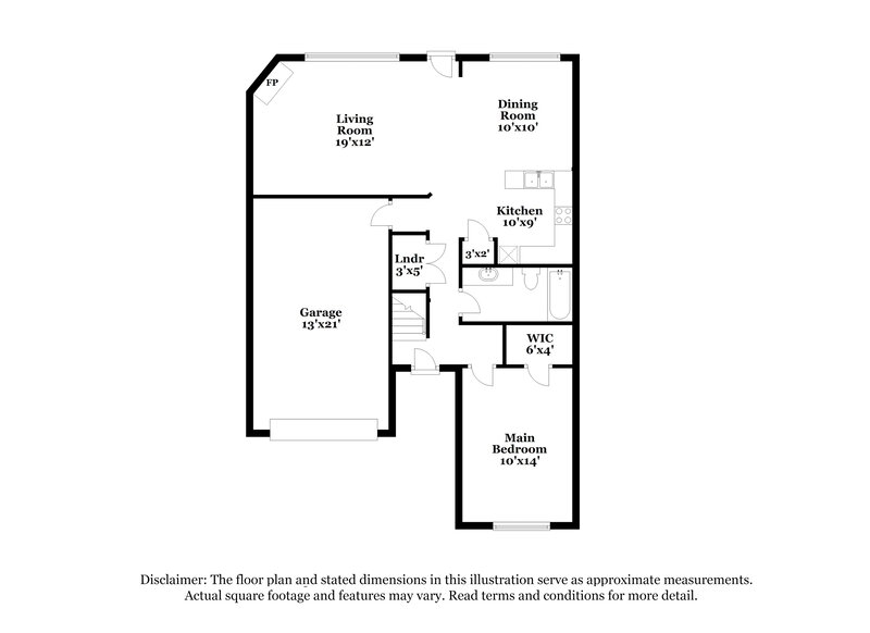 1,855/Mo, 9913 Vista Ridge Dr Olive Branch, MS 38654 Floor Plan View