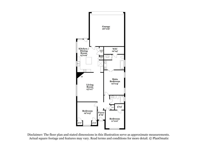 2,590/Mo, 8645 Valmont Cir Cordova, TN 38016 Floor Plan View