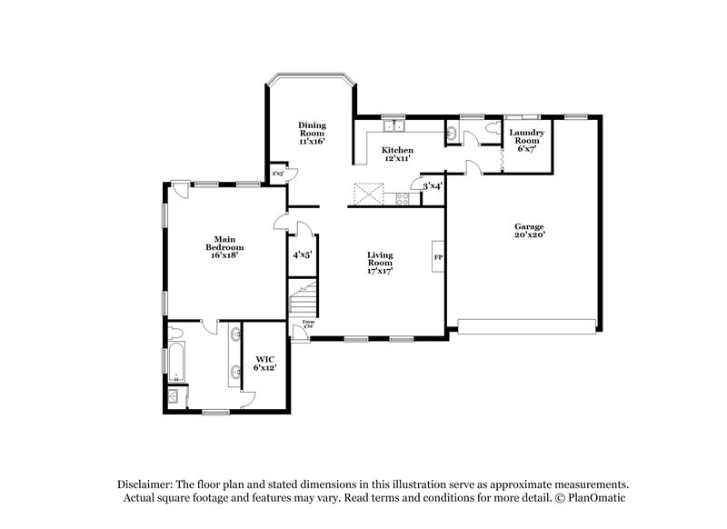 2,120/Mo, 1915 Pecan Grove Dr Southaven, MS 38671 Floor Plan View