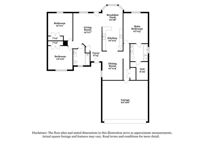 1,910/Mo, 838 Clearview Cv Southaven, MS 38672 Floor Plan View