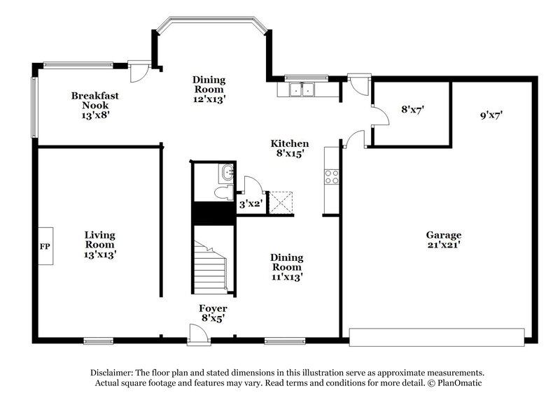3,310/Mo, 6736 Sassafras St Olive Branch, MS 38654 Floor Plan View 2