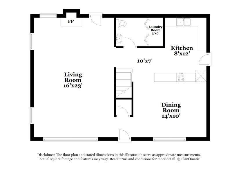 1,675/Mo, 6931 Hillshire Dr Memphis, TN 38133 Floor Plan View