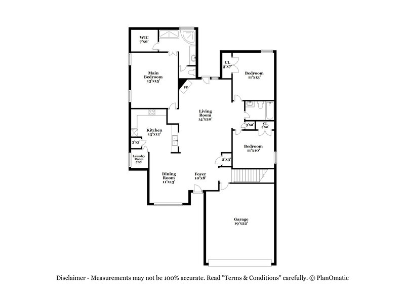 1,850/Mo, 5803 Lindsay Cv Southaven, MS 38671 Floor Plan View