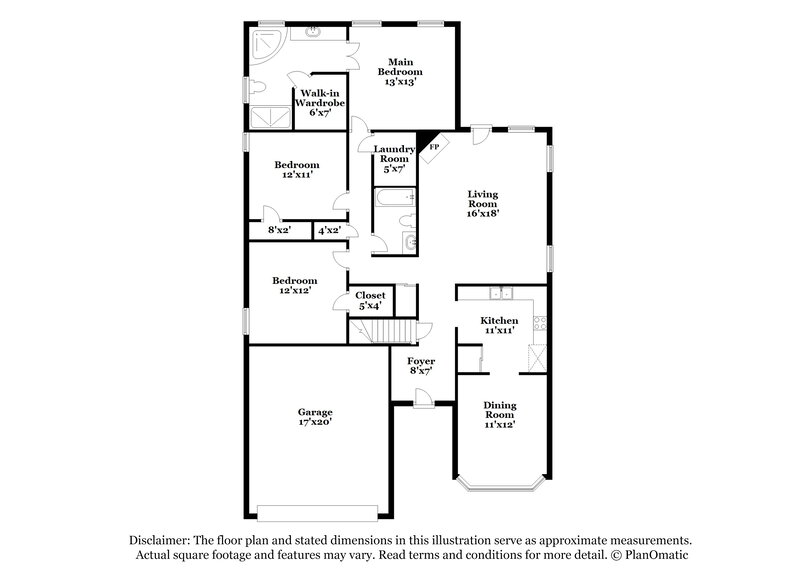 2,580/Mo, 927 Trafalgar Dr Southaven, MS 38671 Floor Plan View