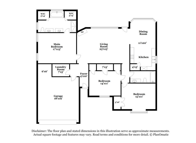 2,680/Mo, 7406 Paddock Cv Southaven, MS 38671 Floor Plan View