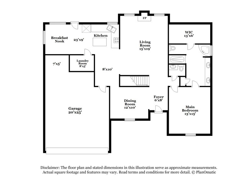 2,020/Mo, 10221 Green Moss Dr N Cordova, TN 38018 Floor Plan View
