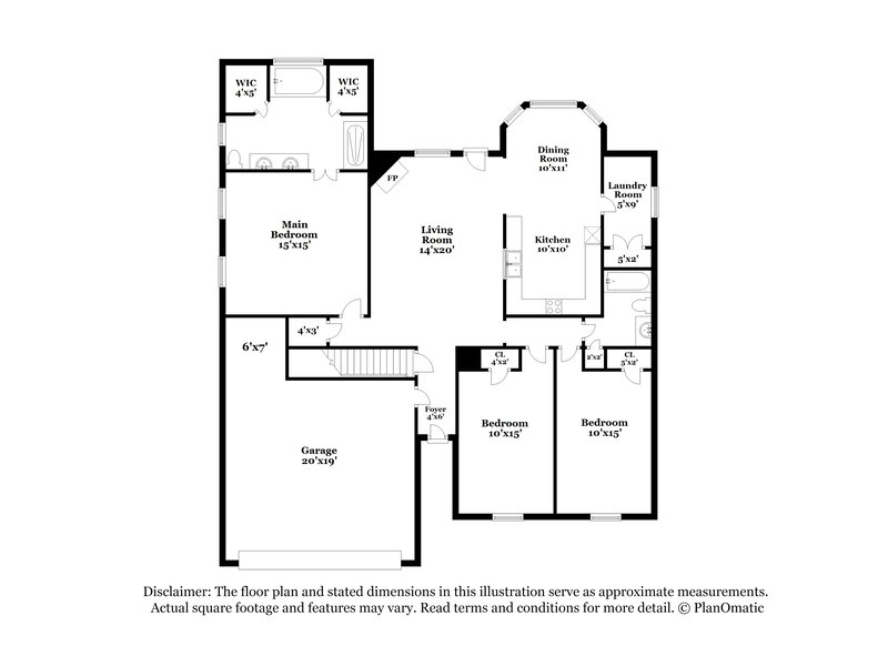 1,905/Mo, 5940 Keebler Dr W Southaven, MS 38671 Floorplan View 2