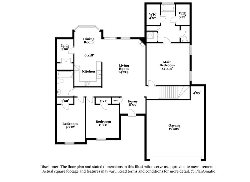 1,895/Mo, 4276 Louden Dr Horn Lake, MS 38637 Floor Plan View