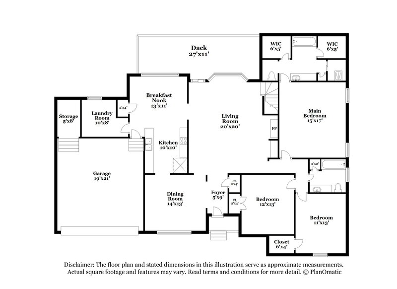 2,300/Mo, 2224 Burlingate Dr Cordova, TN 38016 Floor Plan View 2