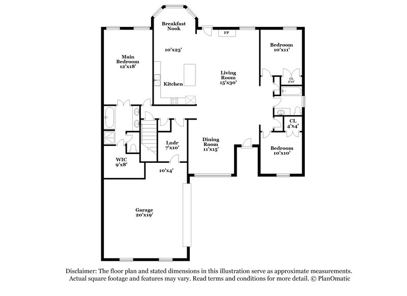 2,030/Mo, 884 Keebler Dr Southaven, MS 38671 Floor Plan View