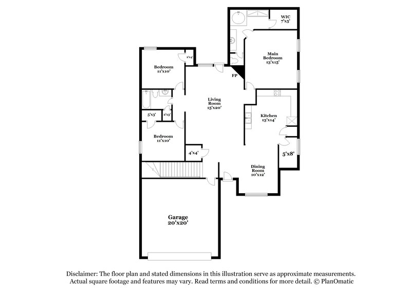 3,220/Mo, 5983 Alexandria Ln Southaven, MS 38671 Floor Plan View 2