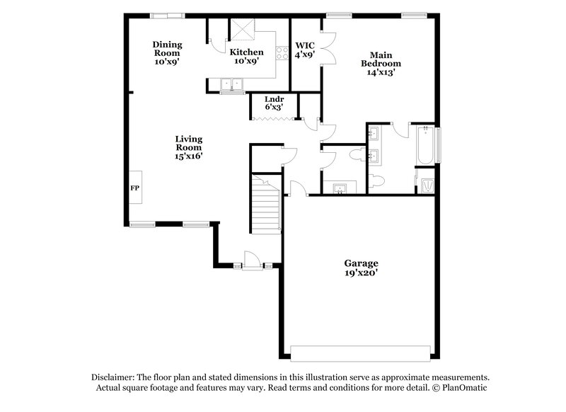 1,920/Mo, 25 Penny Ln Oakland, TN 38060 Floor Plan View
