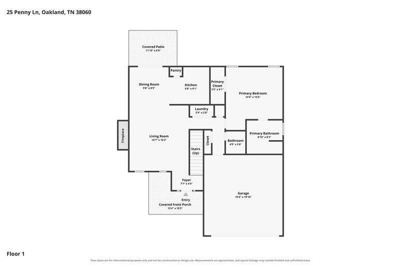 0/Mo, 25 Penny Ln Oakland, TN 38060 Floor Plan View 2